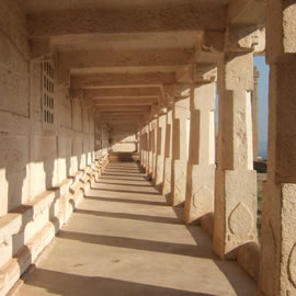 stone corridor